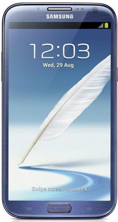 Смартфон Samsung Galaxy Note 2 GT-N7100 Blue - Нурлат